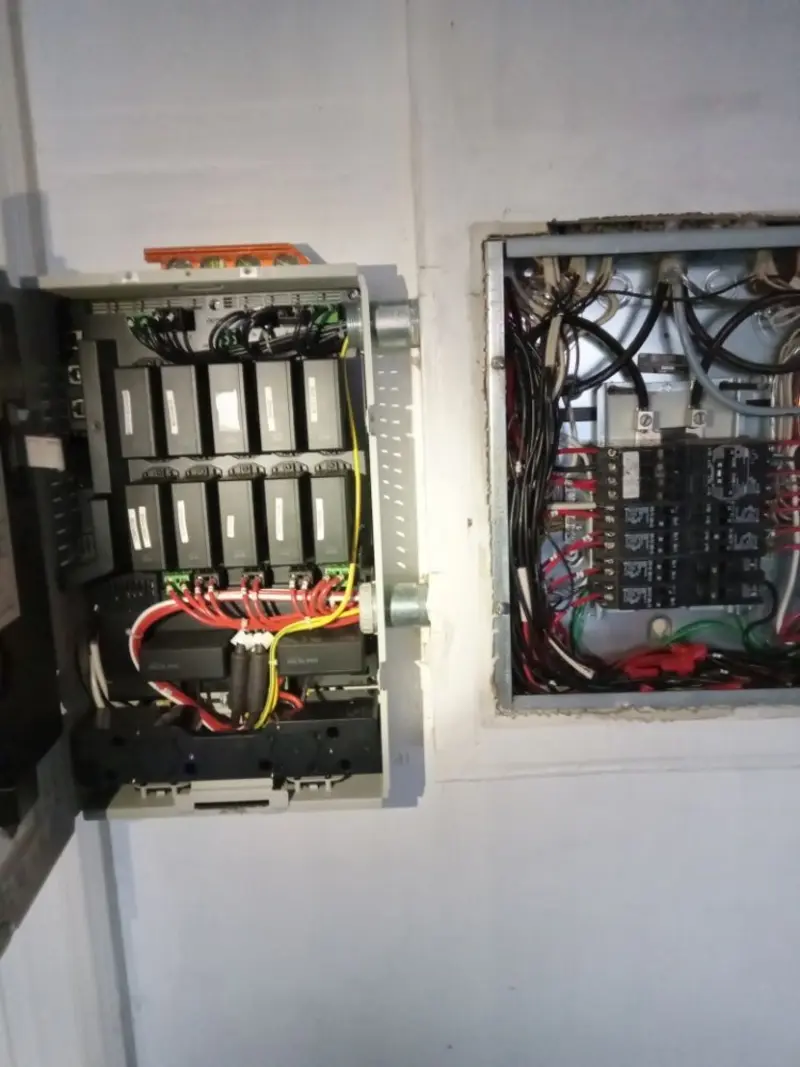 Electrical panel upgrade completed for Security Camera Wiring in North Augusta